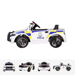 RiiRoo Police Pursuit Ride on Car side view