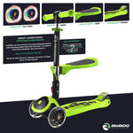 RiiRoo 3 in One Bambi Kids Scooter In Green