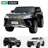 Lexus LX 570 Ride on Car In Black - 24V 2WD