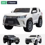 Lexus LX 570 Ride on Car In White - 12V 2WD