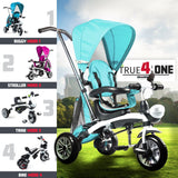 RiiRoo 4 In 1 Buggy Stroller Trike Bike