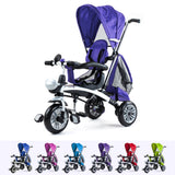 RiiRoo 4 In 1 Buggy Stroller Trike Bike Purple