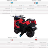 RiiRoo BMW F 800 GT Style Ride On Bike - 12V
