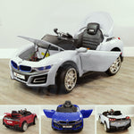 RiiRoo BMW i8 Style Ride On Car - 12V 2WD White
