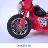 RiiRoo Harley Style Police Ride On Motorbike/Trike - 6V