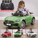 RiiRoo Mercedes Benz AMG GT R Ride On Car in green and other colours Green