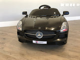 RiiRoo Mercedes SLS Style Ride On Car in black front